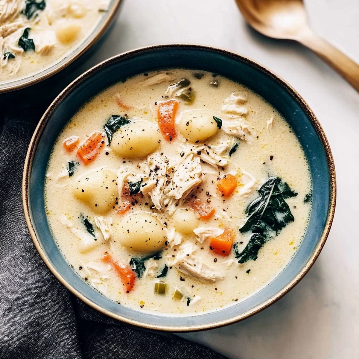 Hearty Crockpot Chicken Gnocchi Soup Recipe