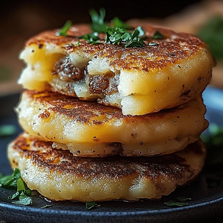 Stuffed Potato Pancakes With A Cheesy Twist Recipe