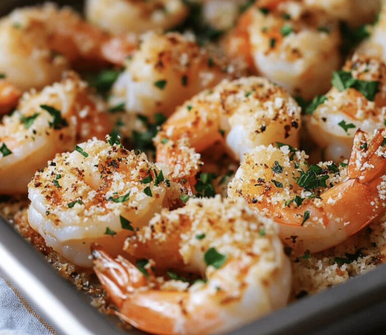 Baked Garlic Parmesan Shrimp Recipe