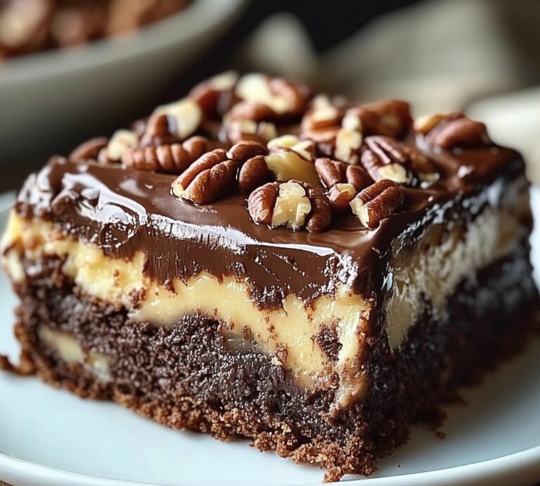 Indulgent Chocolate Pecan Ooey Gooey Butter Cake Recipe