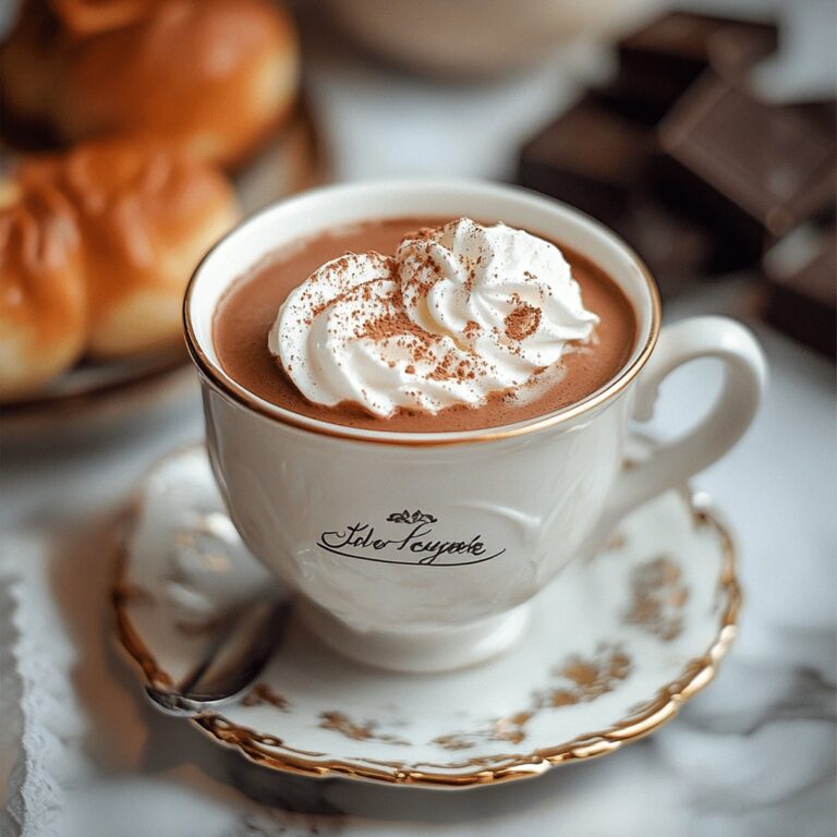 Paris Hot Chocolate (Chocolat Chaud) Recipe