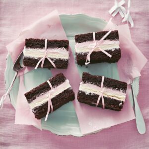 Chewy Brownie Ice Cream Sandwiches Recipe