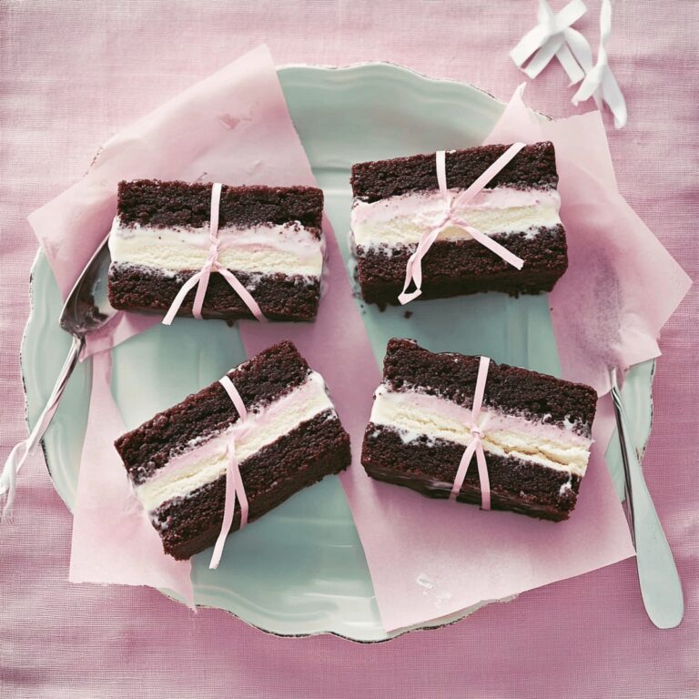 Chewy Brownie Ice Cream Sandwiches Recipe