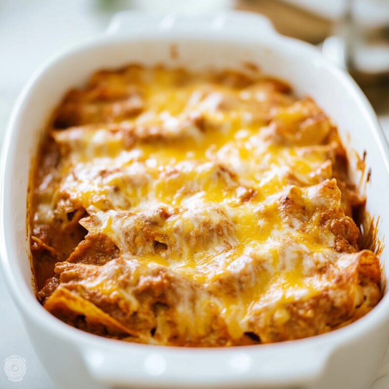 Crispy Tortilla Chip Enchiladas Recipe