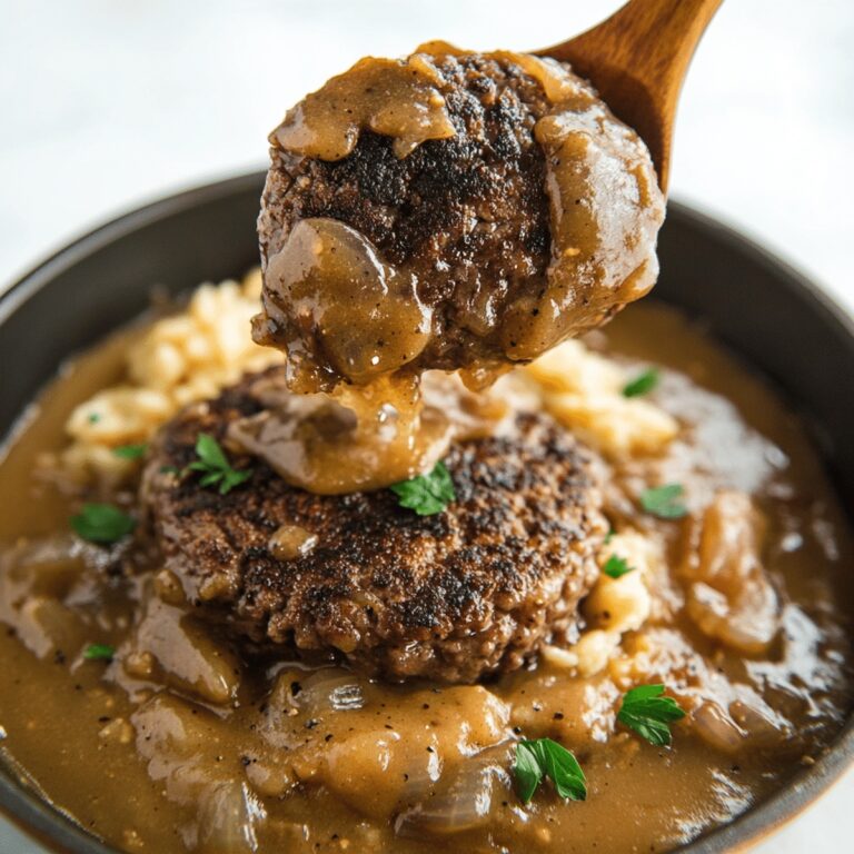Hamburger Steak And Gravy Recipe