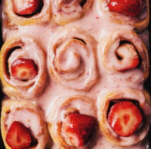 Sweet Strawberry Cinnamon Rolls Recipe