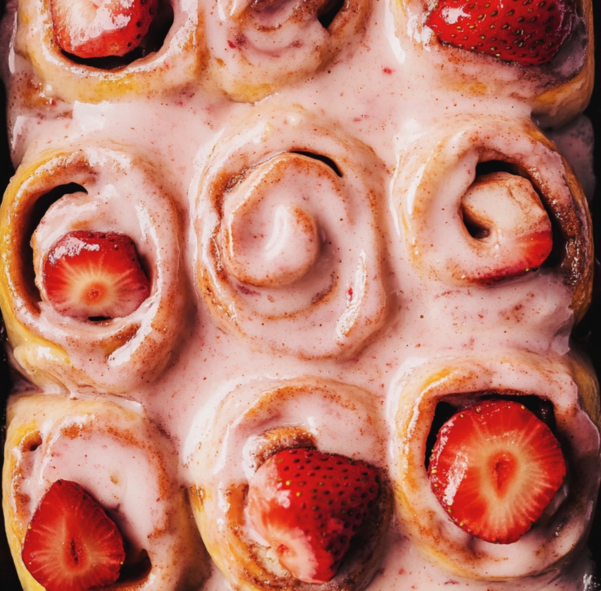 Sweet Strawberry Cinnamon Rolls Recipe