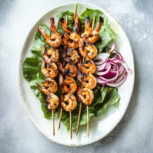 Succulent Grilled Shrimp Skewers Recipe