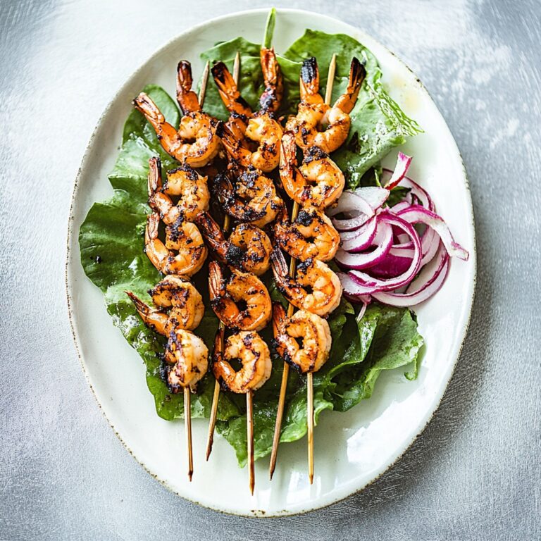Succulent Grilled Shrimp Skewers Recipe