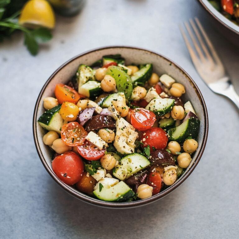 Mediterranean Chickpea Salad Recipe