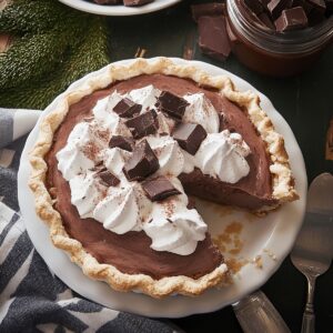 Hot Chocolate Ice Box Pie Recipe