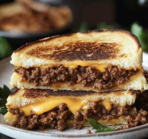 Messy Grilled Cheese Sloppy Joes Recipe