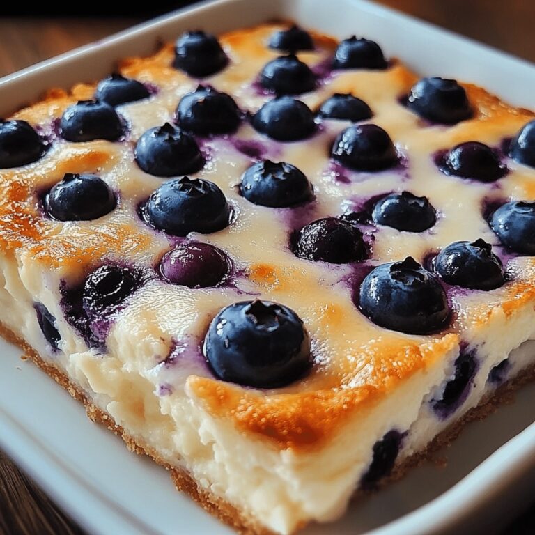 Blueberry Cottage Cheese Breakfast Bake Recipe