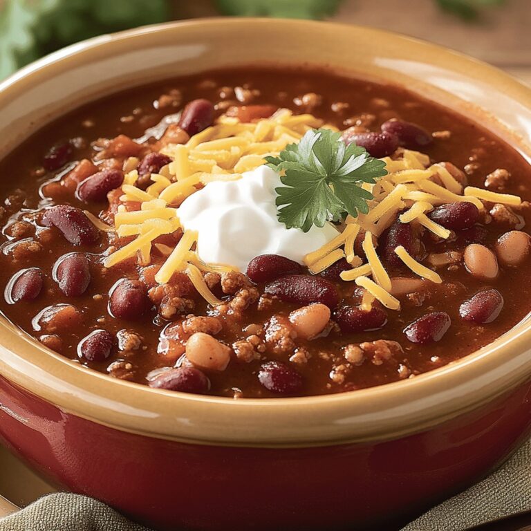 Easy Crockpot Chili Recipe