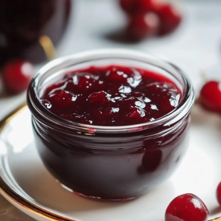 Smooth Cherry Amaretto Jam Recipe
