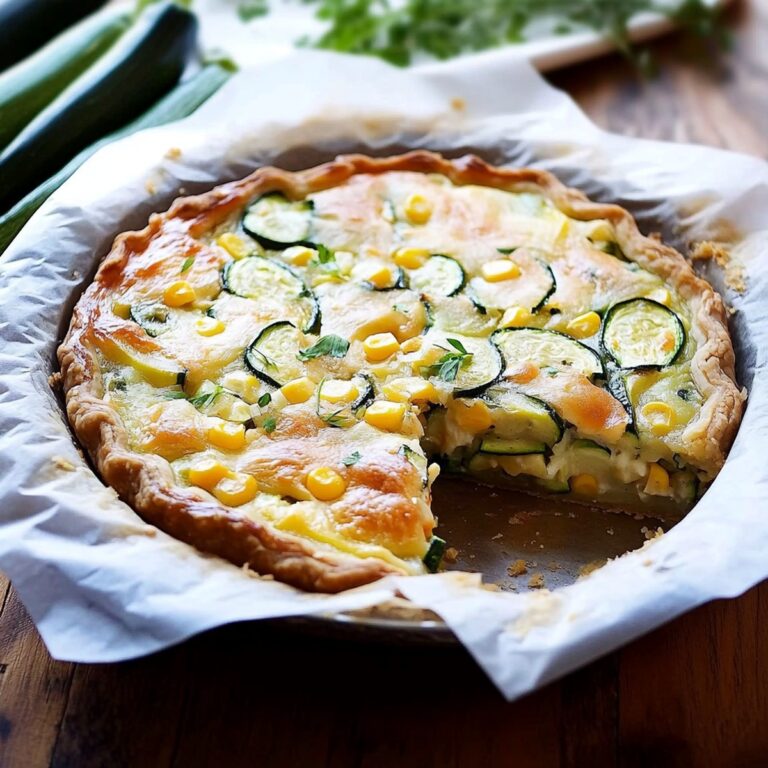 Hearty Sweet Corn and Zucchini Pie Recipe