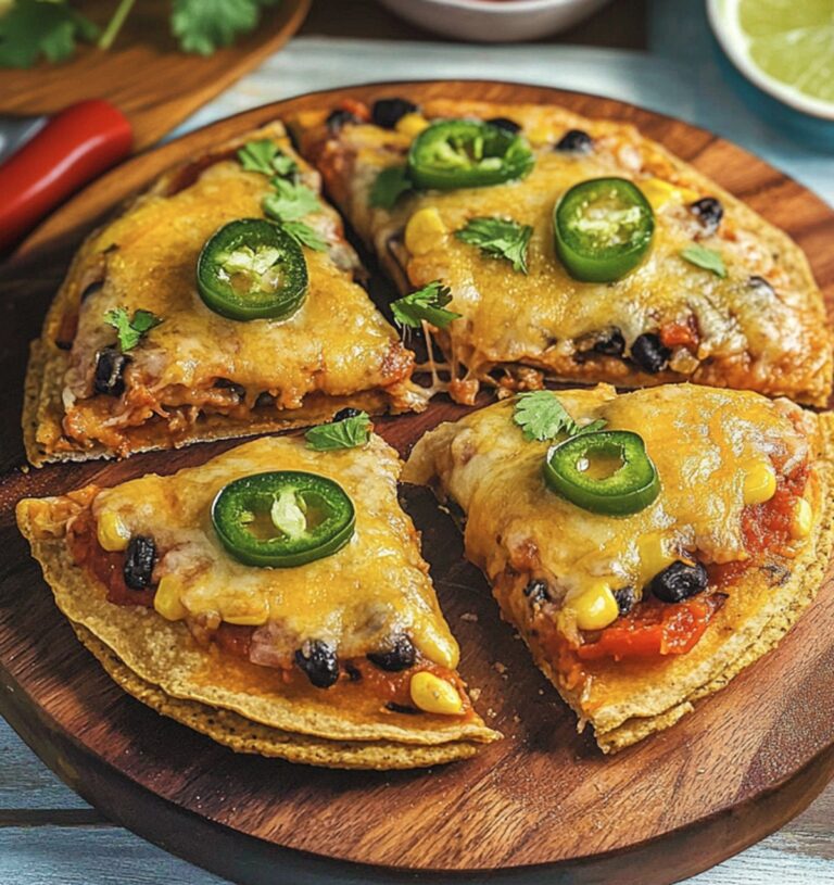 Crispy Mexican Pizza Recipe