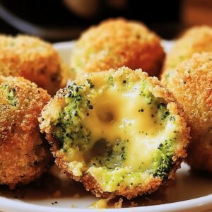 Baked Broccoli Cheese Balls Recipe