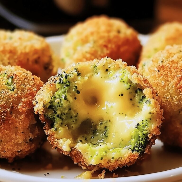 Baked Broccoli Cheese Balls Recipe