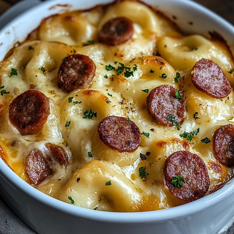 Hearty Crockpot Pierogi Casserole with Sausage Recipe