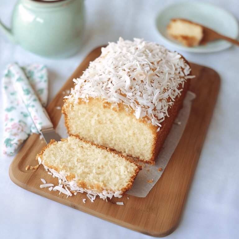 Coconut Pound Cake Recipe