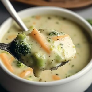 Hearty Vegan Broccoli Cheddar Soup Recipe