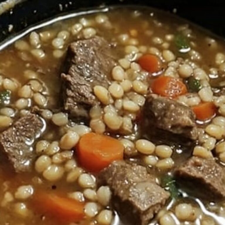 Hearty Beef Barley Soup Recipe