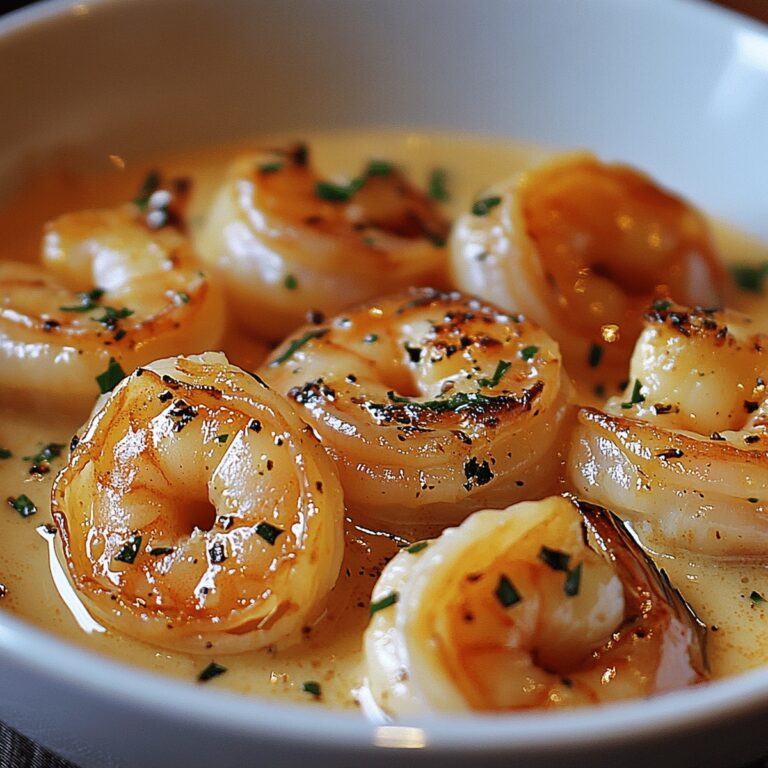 Creamy Garlic Prawns Recipe