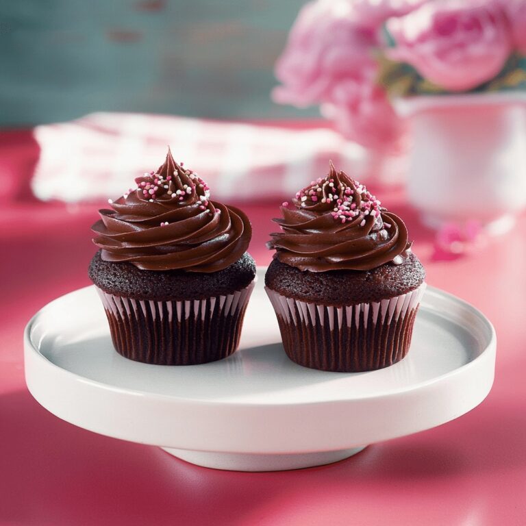 Chocolate Cupcakes For Two Recipe
