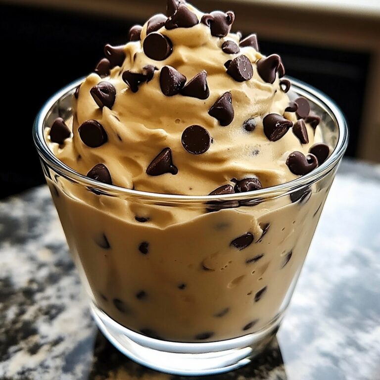 Luscious Chocolate Chip Cookie Dough Mousse Recipe