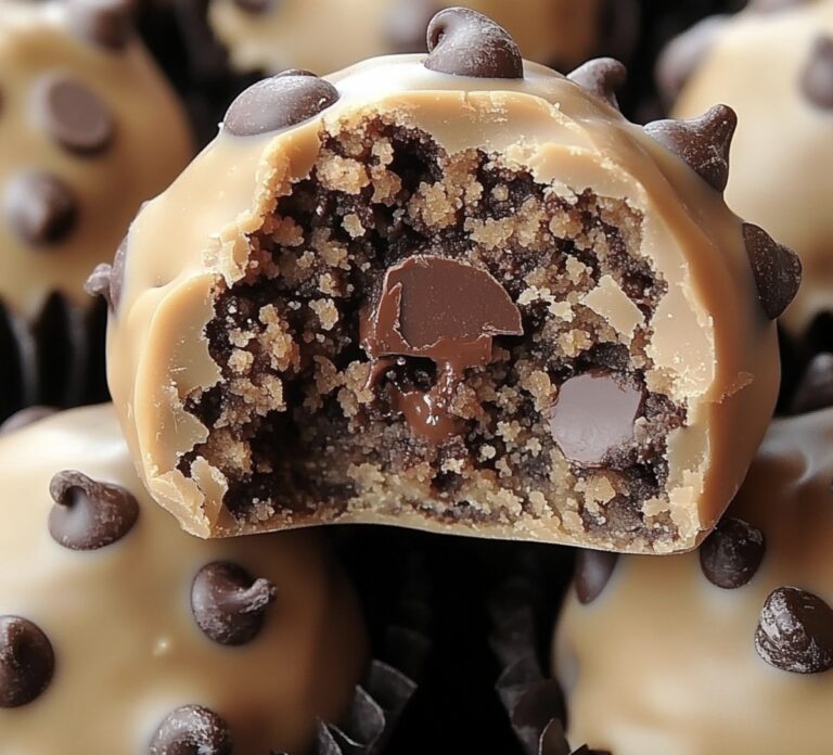 Decadent Chocolate Chip Cookie Dough Truffles Recipe