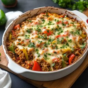 Spicy Stuffed Pepper Casserole Recipe