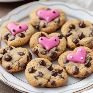 Heart-Shaped Chocolate Chip Cookies Recipe
