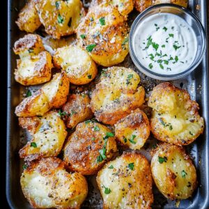 Crispy Smashed Potatoes Recipe