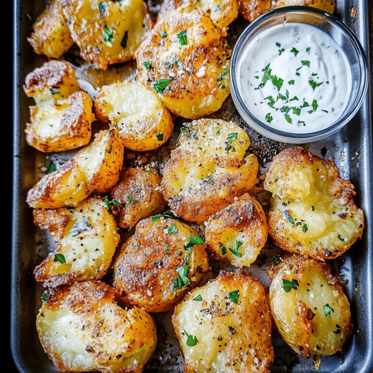 Crispy Smashed Potatoes Recipe