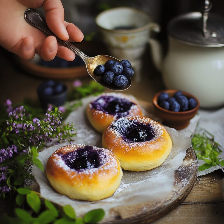 Wild Blueberry Ricotta Sweet Buns Recipe
