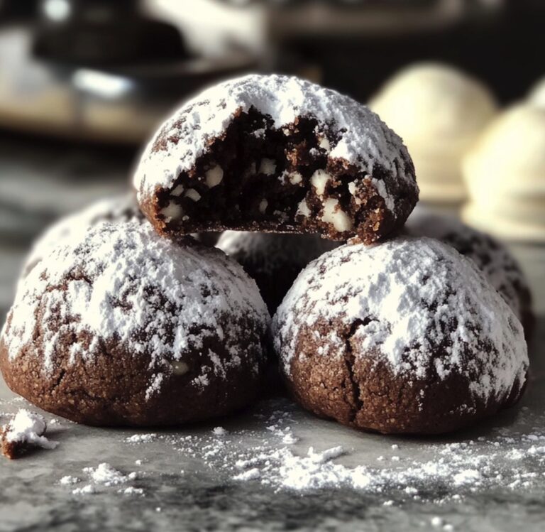 Melt-in-Your-Mouth Chocolate Snowball Cookies Recipe