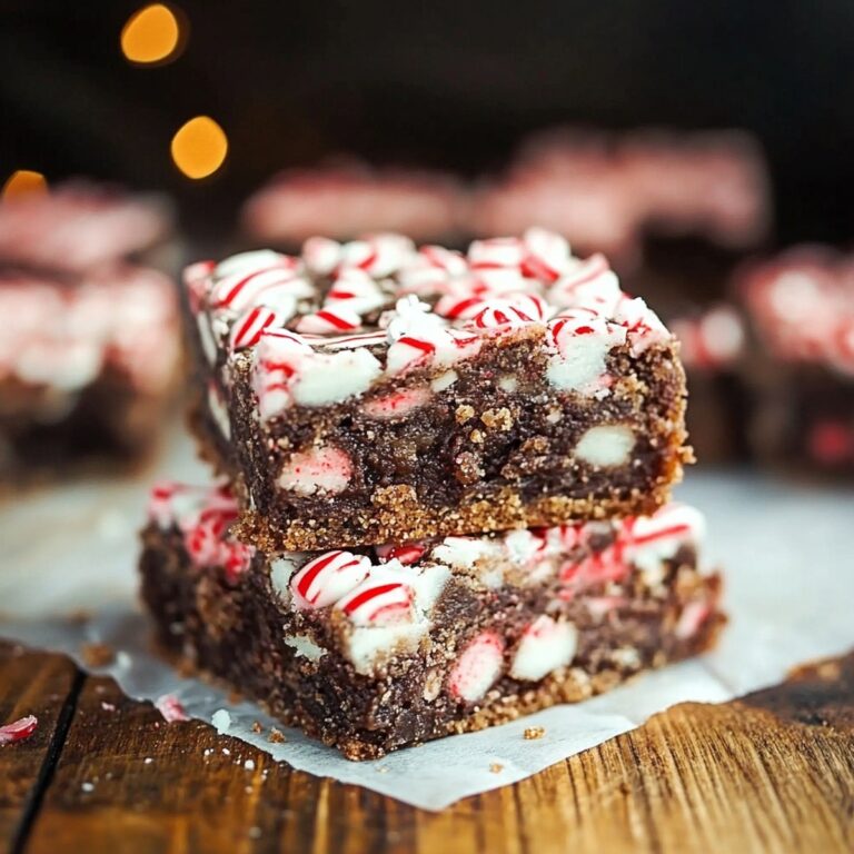 Heavenly Peppermint Gooey Bars Recipe