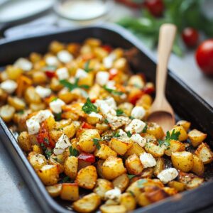 Crispy Greek Roasted Potatoes Recipe