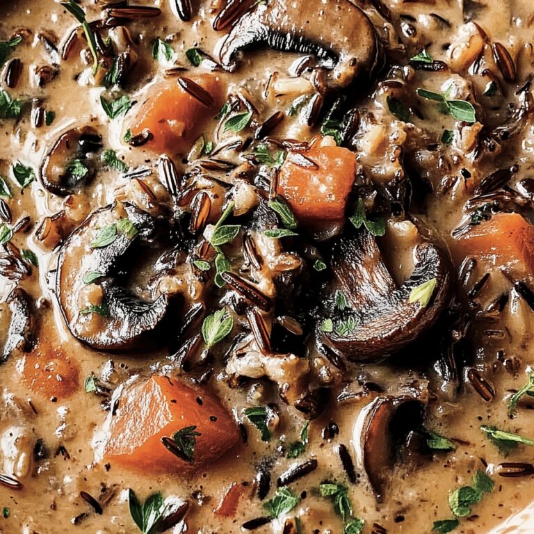 Creamy Wild Rice And Mushroom Soup Recipe