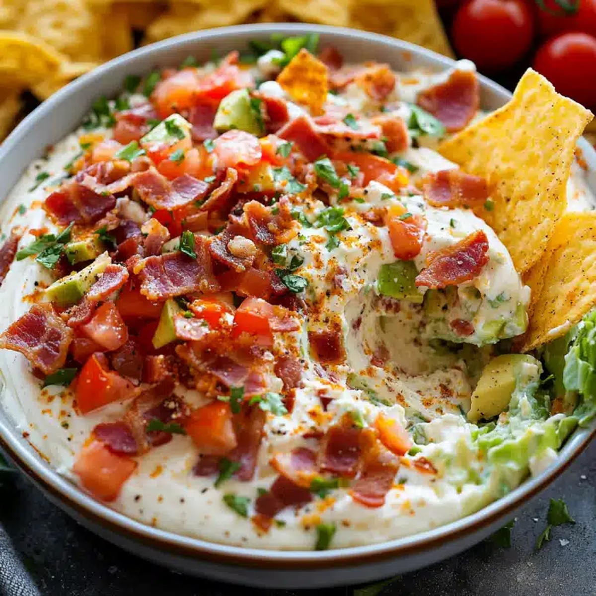 Tangy BLT Dip Recipe