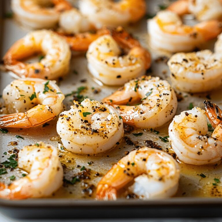 Garlic Parmesan Roasted Shrimp Recipe