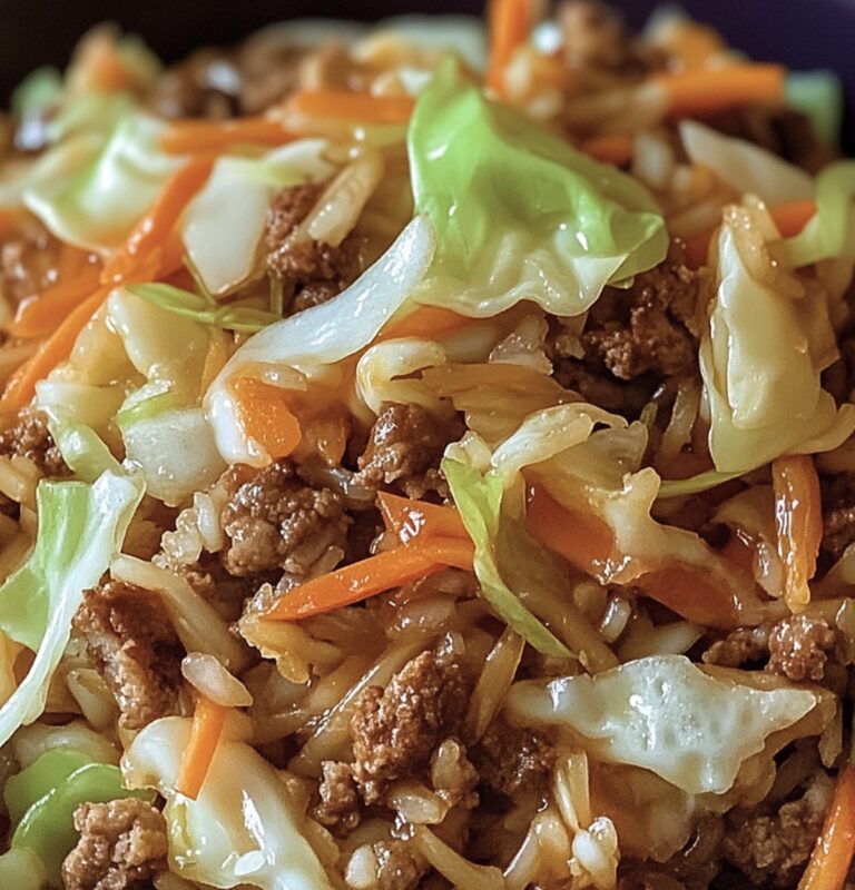 Sizzling Egg Roll in a Bowl Recipe