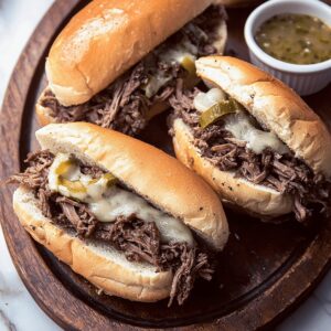 Crock Pot Italian Beef Sandwiches Recipe