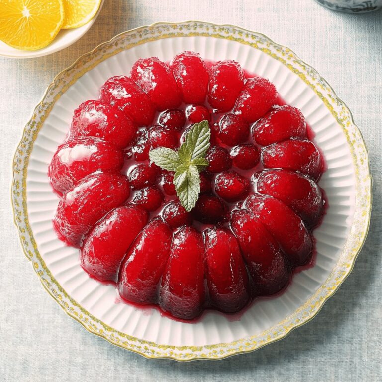 Molded Cranberry-Orange Salad Recipe
