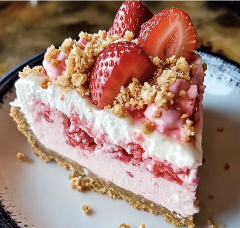 Creamy Strawberry Crunch Cheesecake Recipe
