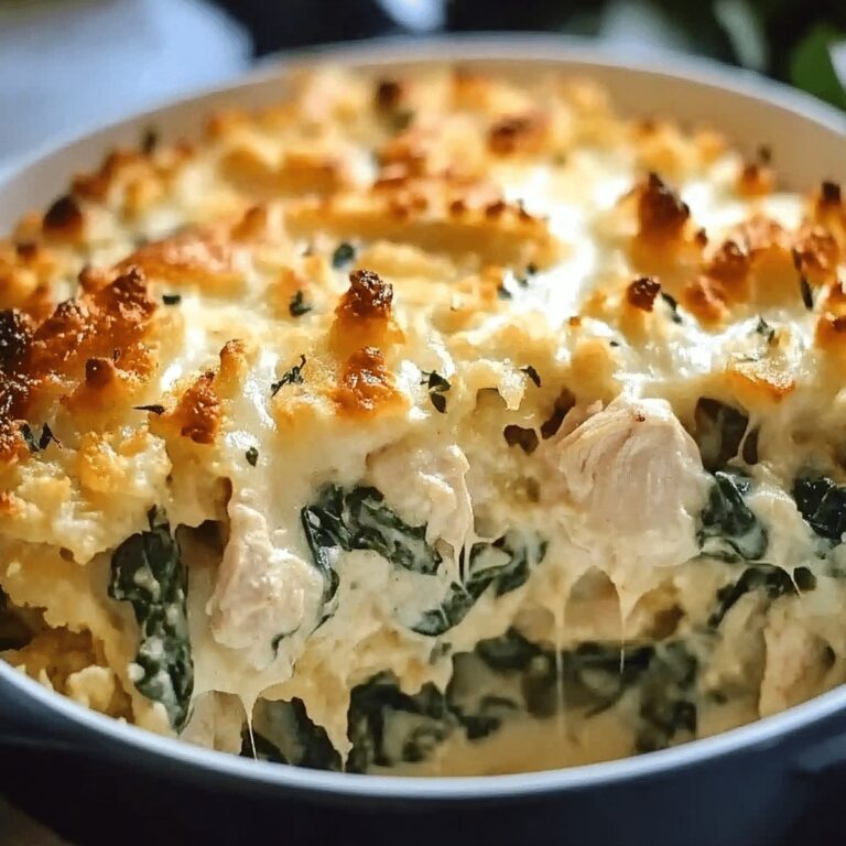 Chicken And Spinach Casserole With Cream Cheese Recipe