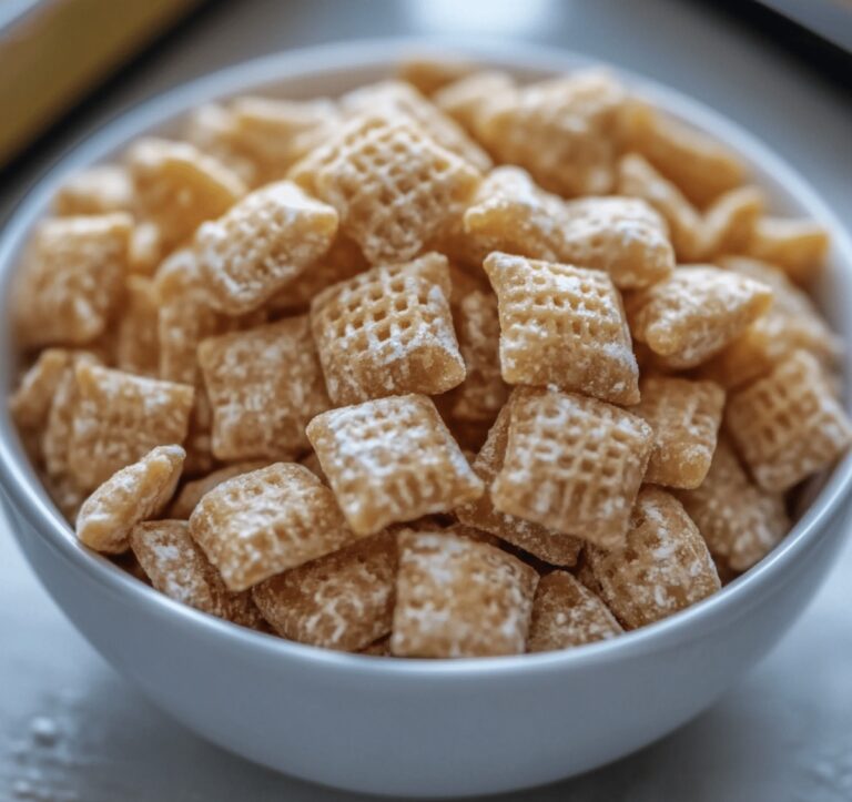 Salted Caramel Muddy Buddies Recipe