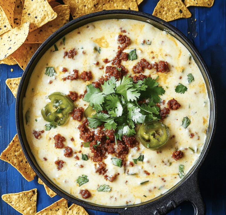 Creamy Chorizo Queso Dip Recipe