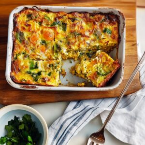 Hearty Baked Egg Casserole Breakfast Recipe